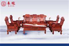 小叶红檀   101沙发10件套