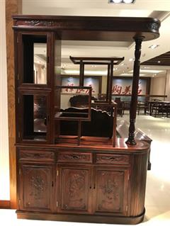 东非酸枝 隔厅柜