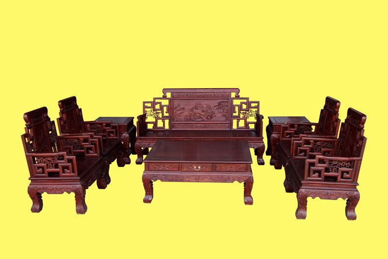 大如意沙发_檀香紫檀(小叶紫檀)_青州尧王红木家具_买红木家具上红木