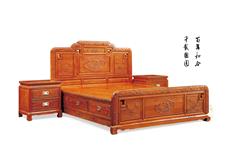 缅花 百年好合大床 3件套