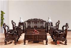 黑紫檀 锦绣年华沙发 10件/套
