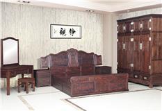 黑酸枝   延年益寿大床3件套