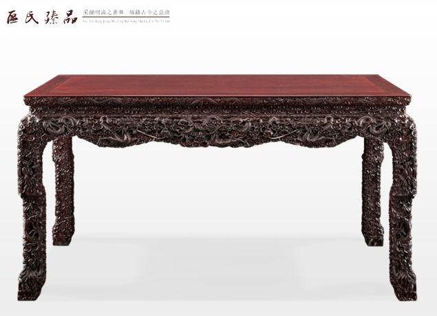 云龙画案