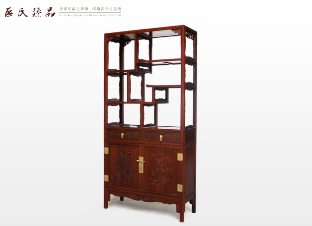 两抽两门博古柜