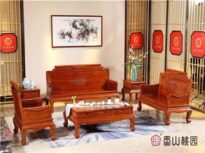 香山桃园巴花祥云沙发