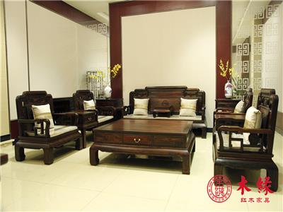 木缘红木 阔叶黄檀红木沙发