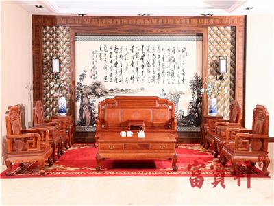 富宝轩红木 踩珠沙发