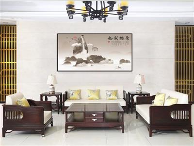 龙博士家具：印尼黑酸枝士贤沙发